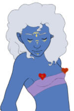 Thilina Atil. Sp:Pantoran, SC:sky blue, A:20BBY, small frame and white hair.